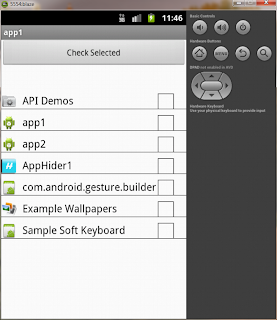 List view with Check box